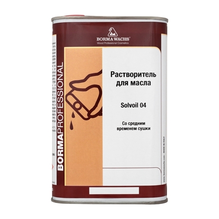 Растворитель для масла сред.сушки Borma Wachs Solvoil 04 (тара 1 л)